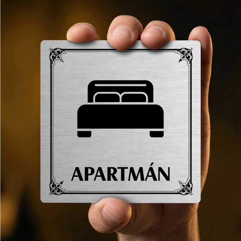 Apartmán, 148x148mm, stříbrná, Nevada